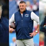 Bill Belichick, Mike Vrabel, Bill Parcells