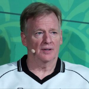 NFL commissioner Roger Goodell during NFL Live at Whelan's Pub.