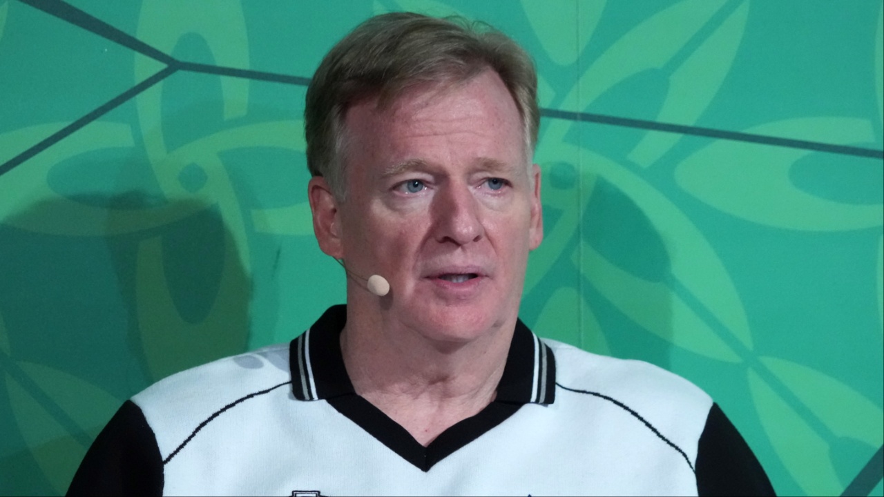 NFL commissioner Roger Goodell during NFL Live at Whelan's Pub.