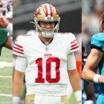 Justin Fields, Mac Jones, Trevor Lawrence