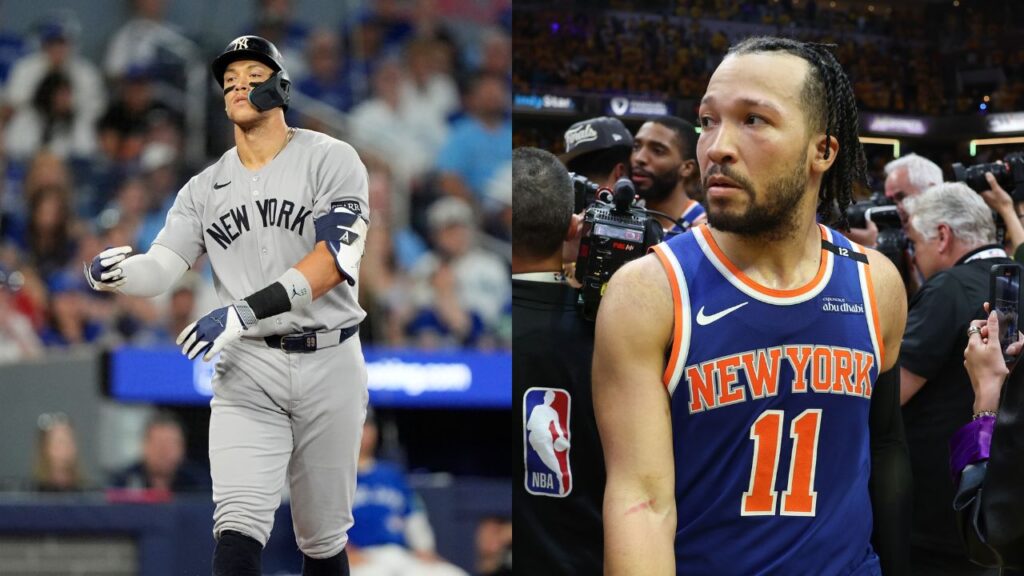 Aaron Judge(L) and Jalen Brunson(R)