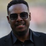 USA champion Paul Pierce during the 2019 NRL Grand Final between the Canberra Raiders and the Sydney Roosters at ANZ Stadium in Sydney, Sunday, October 6, 2019.