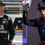 Kyle Busch (L) and Jesse Love (R)