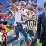 Patrick Mahomes, Drake Maye, Tom Brady