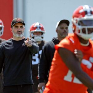 Kevin Stefanski and Shedeur Sanders