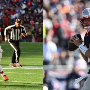 Dillon Gabriel and Drake Maye