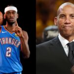 Shai Gilgeous-Alexander (L), Reggie Miller (R)