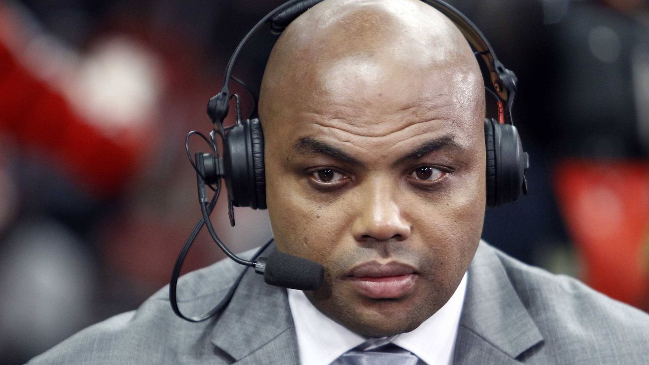 Charles Barkley (Commentateur tele - ancien joueur) Basketball : Chicago Bulls Miami Heats - Finale conference Est