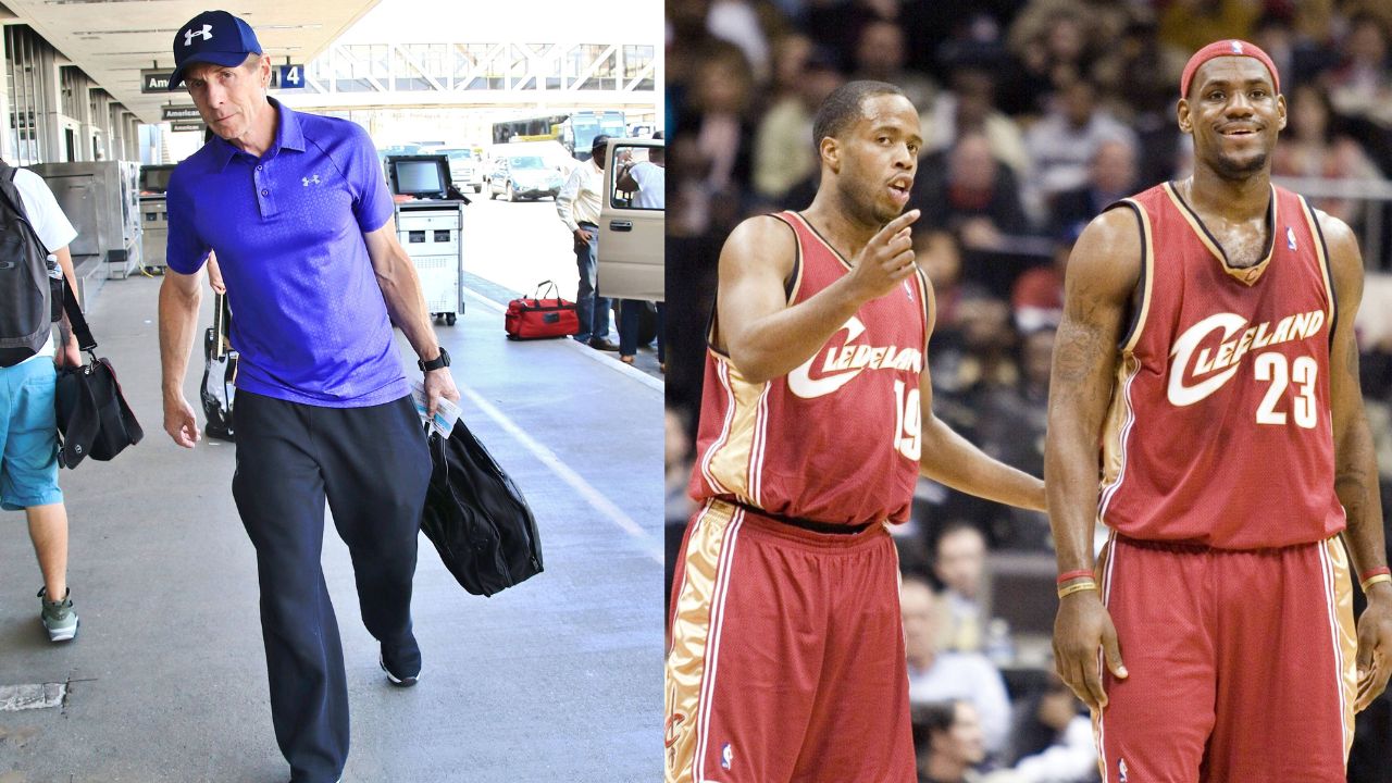 Skip Bayless (L), Damon Jones LeBron James (R)