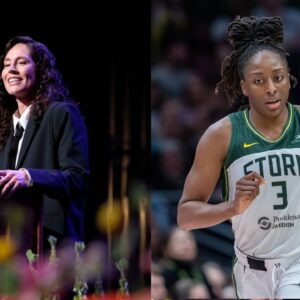Sue Bird (L), Nneka Ogwumike (R)