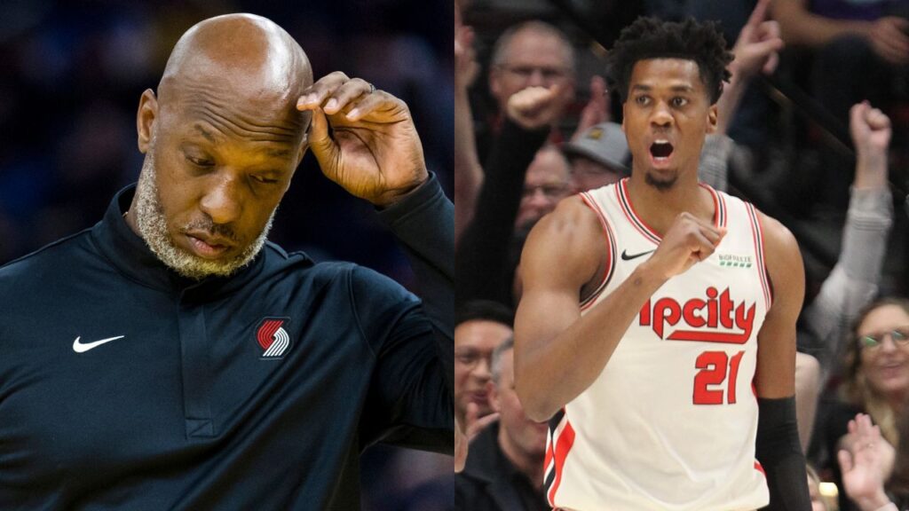 Chauncey Billups(L) and Hassan Whiteside(R)