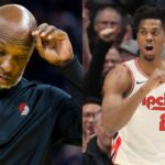 Chauncey Billups(L) and Hassan Whiteside(R)