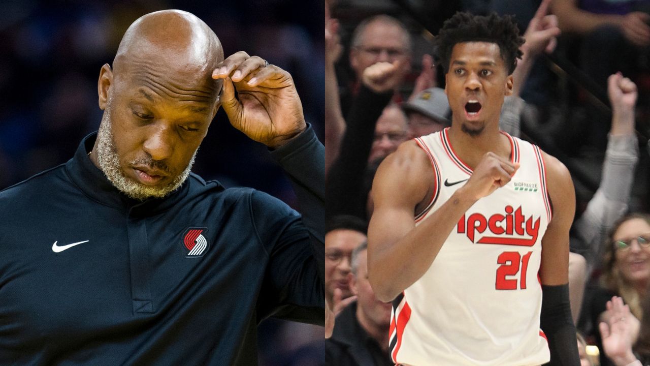 Chauncey Billups(L) and Hassan Whiteside(R)
