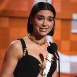 Dua Lipa accepts the award for best new artist during the 61st Annual GRAMMY Awards on Feb. 10, 2019 at STAPLES Center in Los Angeles, Calif.