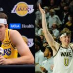 Austin Reaves (L), Jake LaRavia (R)