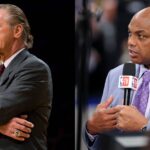 Pat Riley (L) and Charles Barkley (R)