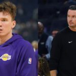 Dalton Knecht(L) and JJ Redick(R)