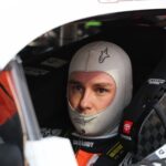Oct 25, 2025; Martinsville, Virginia, USA; NASCAR Cup Series driver Christopher Bell (20) before NASCAR Cup Series Xfinity 500 Qualifying at Martinsville Speedway