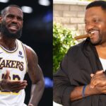 LeBron James(L) and Aries Spears(R)