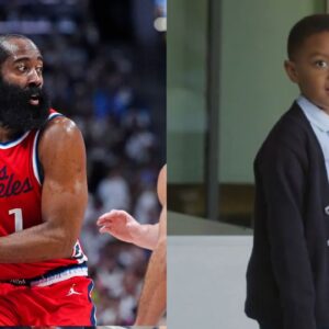 James Harden (L), Jace Harden (R)