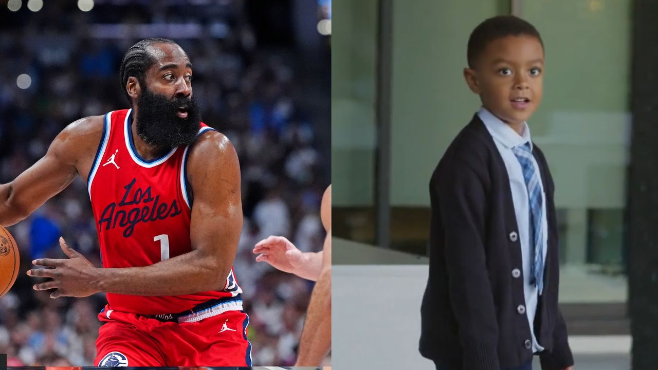 James Harden (L), Jace Harden (R)