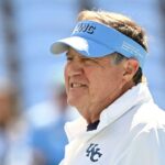 North Carolina Tar Heels head coach Bill Belichick on the field before the game at Kenan Stadium.