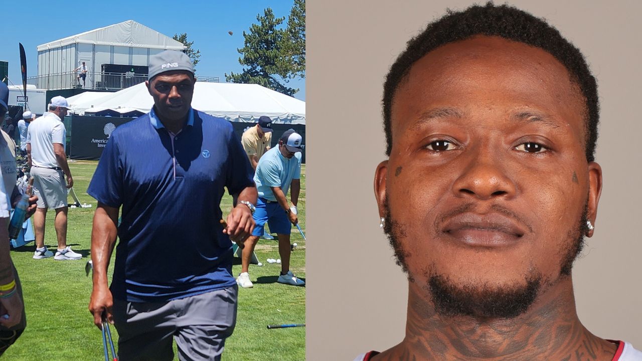 Charles Barkley (L), Terry Rozier (R)