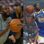 Draymond Green (L), Jonathan Kuminga (R)