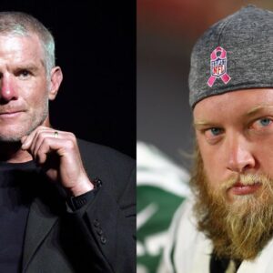 Brett Favre and Nick Mangold