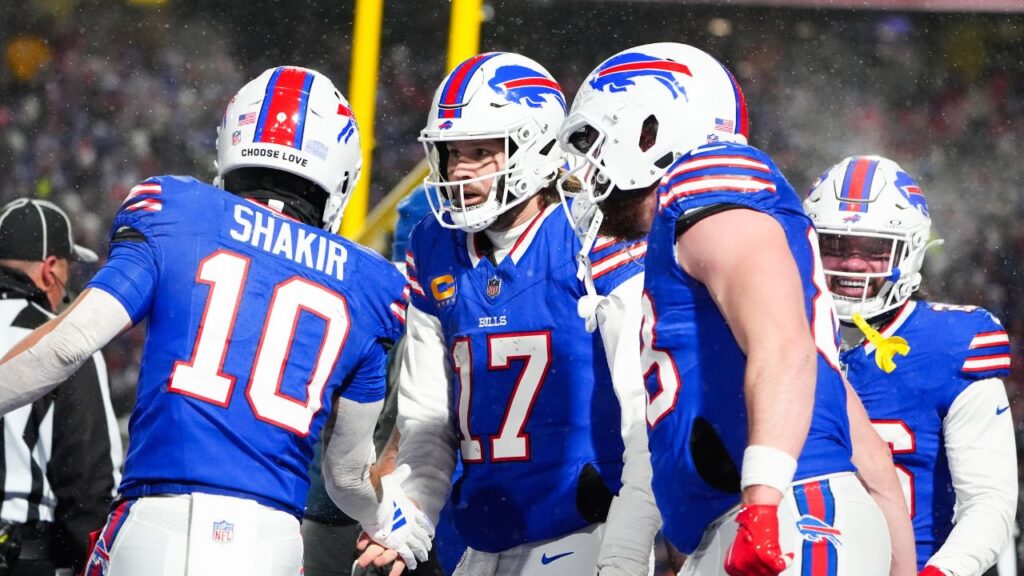 Khalil Shakir and Josh Allen