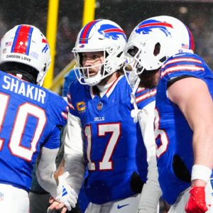 Khalil Shakir and Josh Allen