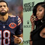 Caleb Williams (L), Angel Reese (R)