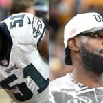 Emmanuel Acho (L), LeBron James (R)