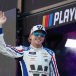 Sep 12, 2025; Bristol, Tennessee, USA; NASCAR Xfinity Series driver Connor Zilisch (88) during driver introductions for the Food City 300 at Bristol Motor Speedway.