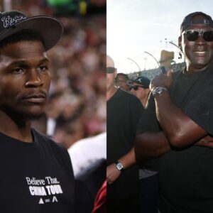 Anthony Edwards(L) and Michael Jordan(R)