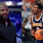 Robert Horry (L) and Kobe Bryant (R)