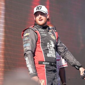 Aug 31, 2025; Darlington, South Carolina, USA; NASCAR Cup Series driver Ty Dillon during the Cookouts Southern 500 at Darlington Raceway.