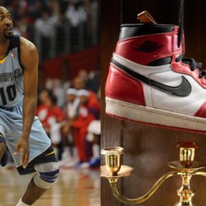 Gilbert Arenas (L), Air Jordans (R)
