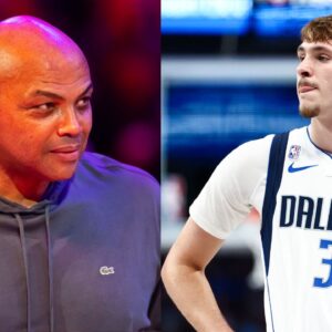 Charles Barkley (L), Cooper Flagg (R)