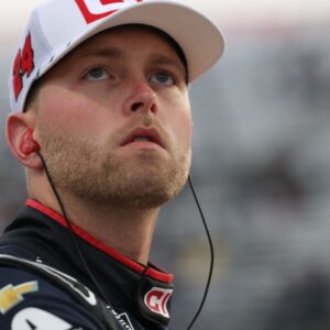 Oct 25, 2025; Martinsville, Virginia, USA; NASCAR Cup Series driver William Byron (24) before NASCAR Cup Series Xfinity 500 Qualifying at Martinsville Speedway
