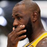 September 29, 2025, El Segundo, California, USA: LeBron James 23 during the Los Angeles Lakers Media Day on Monday September 29, 2025 at UCLA Health Training Facility in El Segundo, California