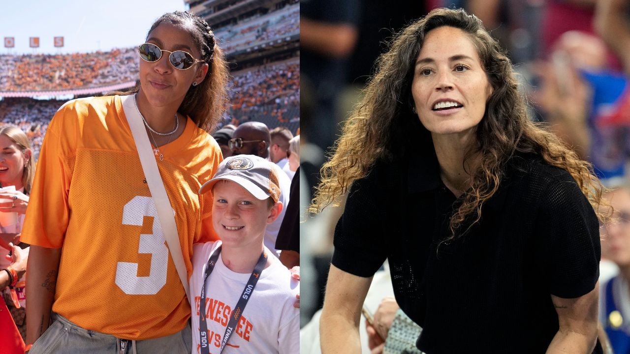 Candace Parker (L), Sue Bird (R)