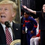 Donald Trump (L), WNBA (R)