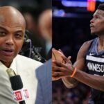 Charles Barkley (L), Anthony Edwards (R)