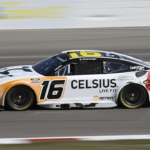 Sep 7, 2025; Madison, Illinois, USA; NASCAR Cup Series driver for Kaulig Racing, AJ Allmendinger (16) during the Enjoy Illinois 300 at World Wide Technology Raceway. Mandatory Credit: Joe Puetz-Imagn Images