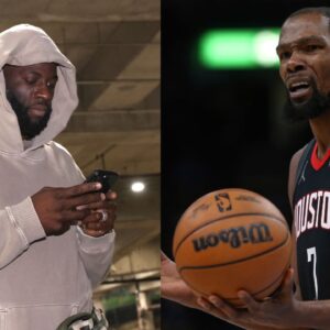 (L) Draymond Green (R) Kevin Durant