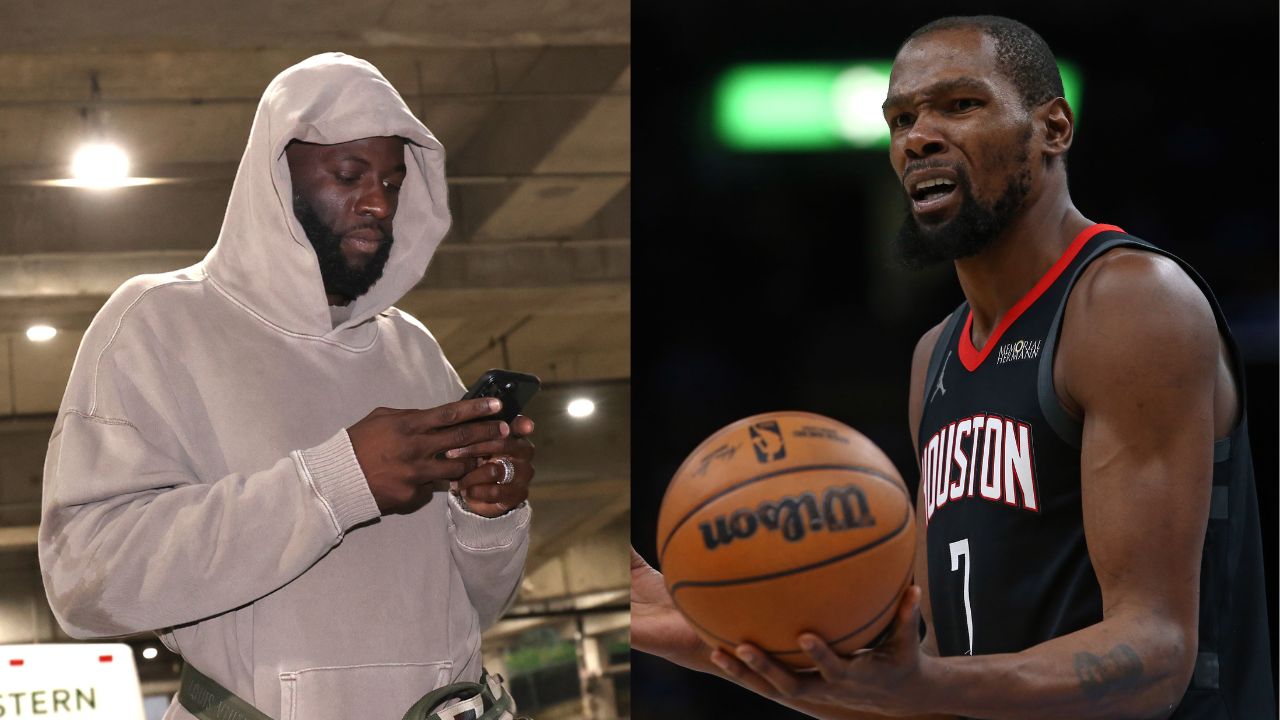 (L) Draymond Green (R) Kevin Durant