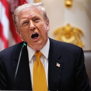 United States President Donald J Trump speaks during a bilateral lunch with Prime Minister Viktor Orban of Hungary in the Cabinet Room of the White House in Washington, DC, USA, on Friday, November 7, 2025. Copyright: xCNPx xMediaPunchx