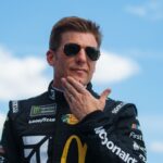 Feb 17, 2019; Daytona Beach, FL, USA; NASCAR Cup Series driver Jamie McMurray during the Daytona 500 at Daytona International Speedway