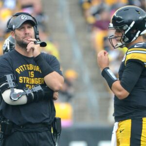 Mason Rudolph and Mike Tomlin